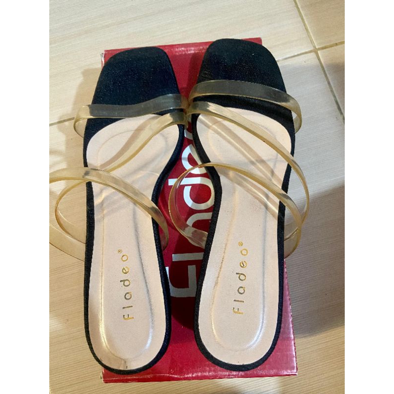 Sandal Tali Wanita | Sandal Fladeo | Sandal Hak Tahu Wanita | Heels 3cm