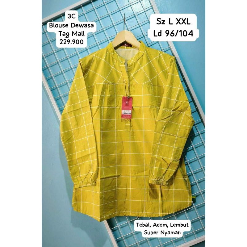 Baju Kemeja Wanita Brand 3C Original