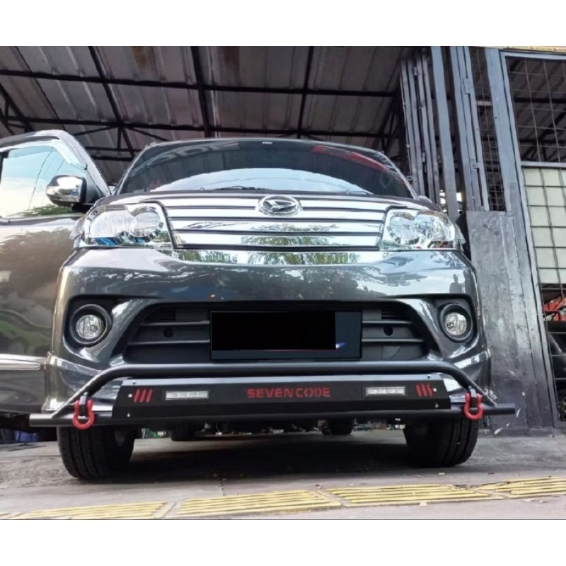 Tanduk Depan Luxio Model Cobra Besi Sevencode Bumper Depan Luxio Model Cobra Besi Sevencode