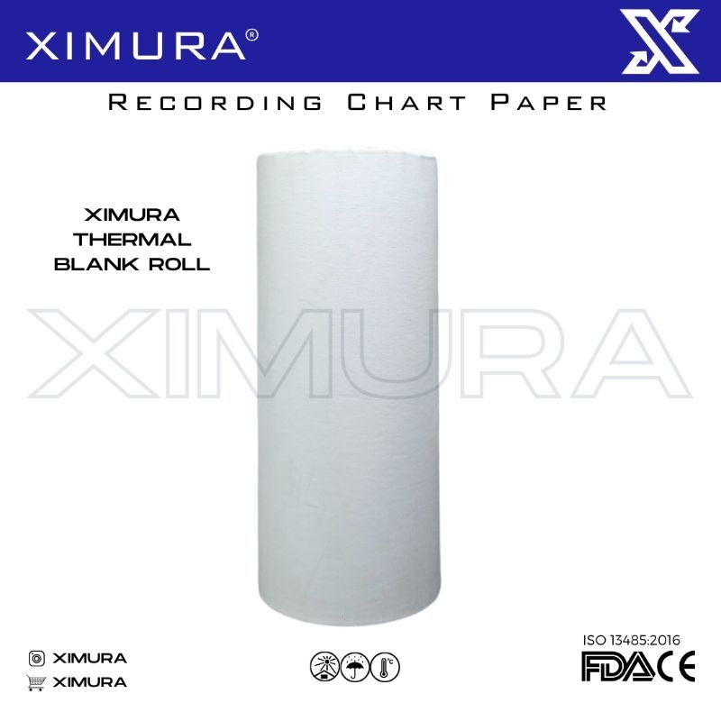 XIMURA kertas Spirometer 110mm X 30Meter X 16mm Spirometri