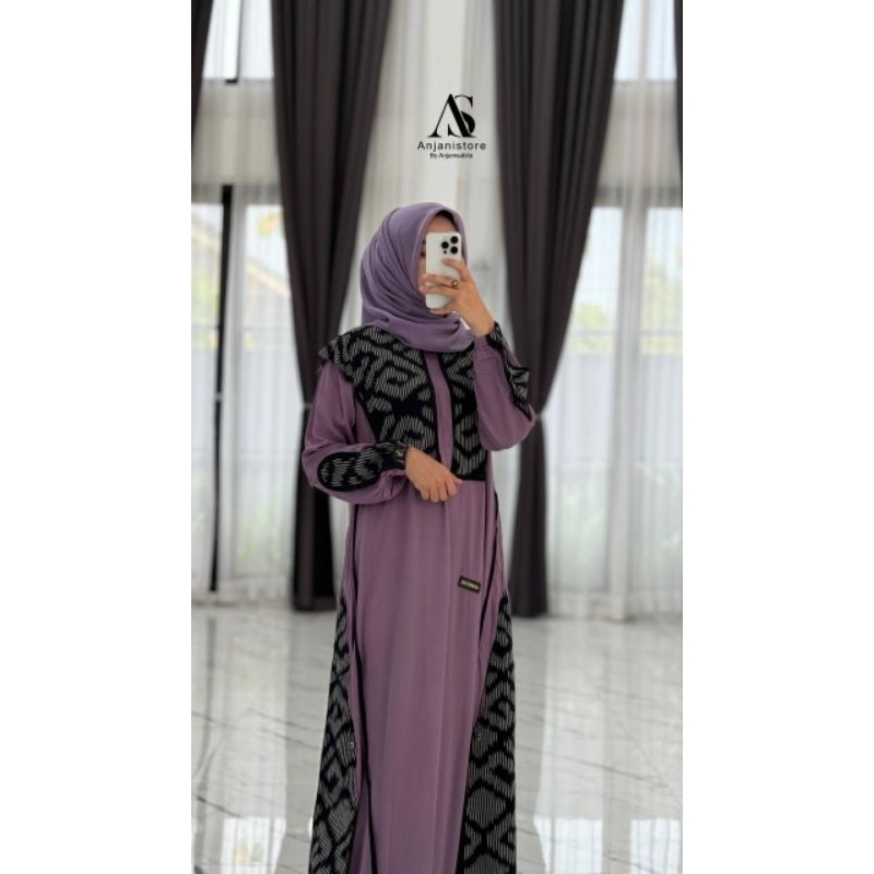 GAMIS ANJANI STORE ETNIK| Gamis Twill UNIQLO MIX TROSO| gamis Twill Busui