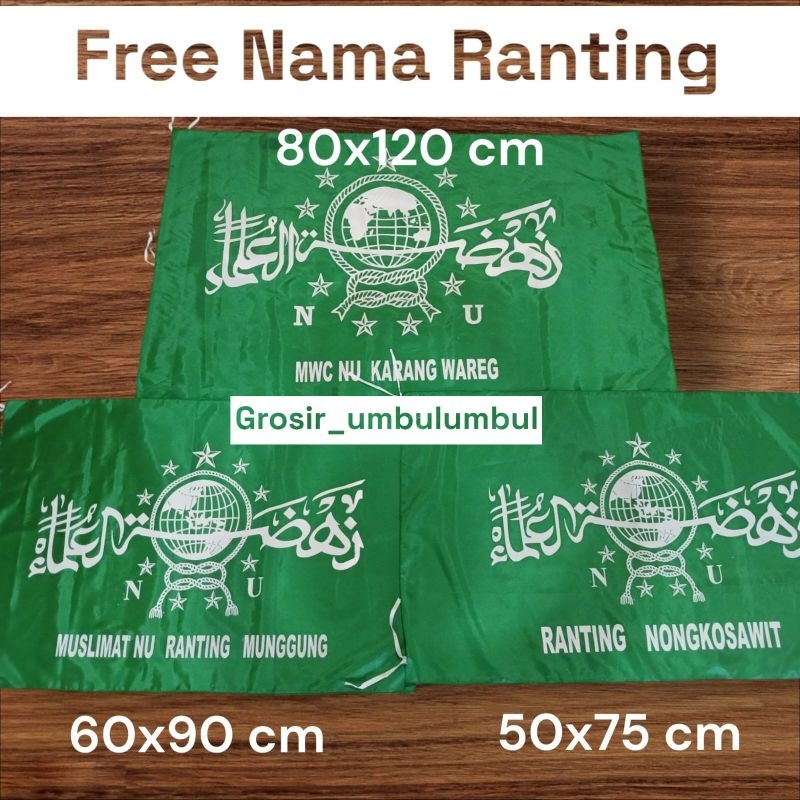bendera NU [[free tambah nama ranting]]