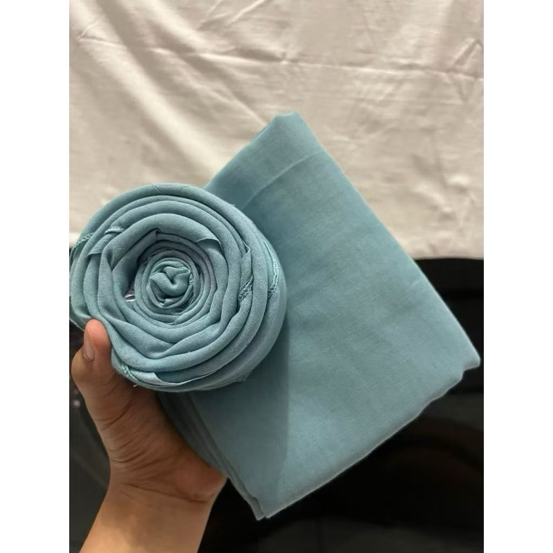 Paris Jadul Varisha Hijab Segiempat Paris Jadul warna biru wardah paris jadul •wardah•