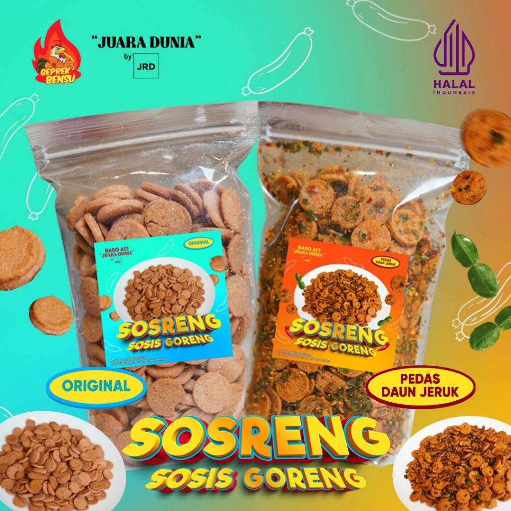 

(JDF) 1 Pcs / Bungkus Sosreng PEDAS/ORIGINAL 100 Gram Juara Dunia by JRD food