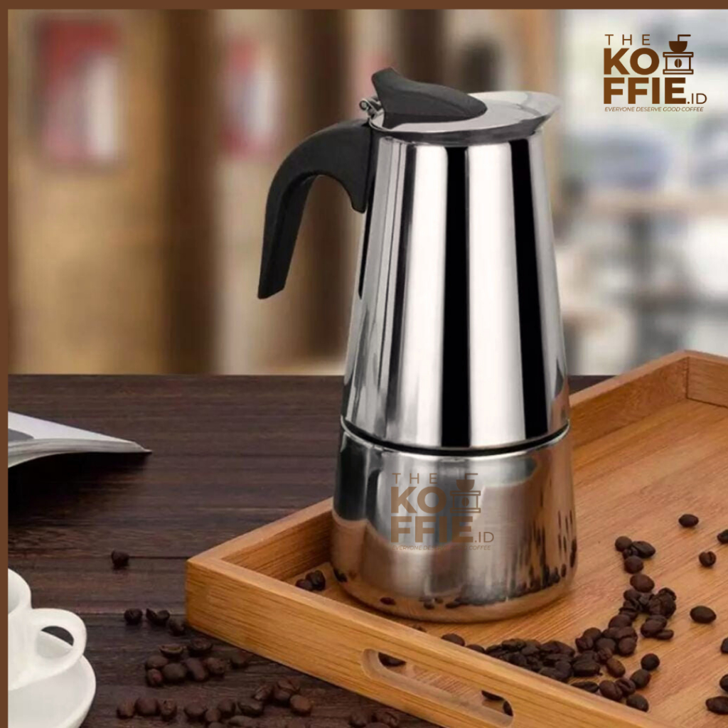 Free Mystery Gift Moka pot espresso coffee maker Manual brew High Quality Stainless 200ml - 4 cups m
