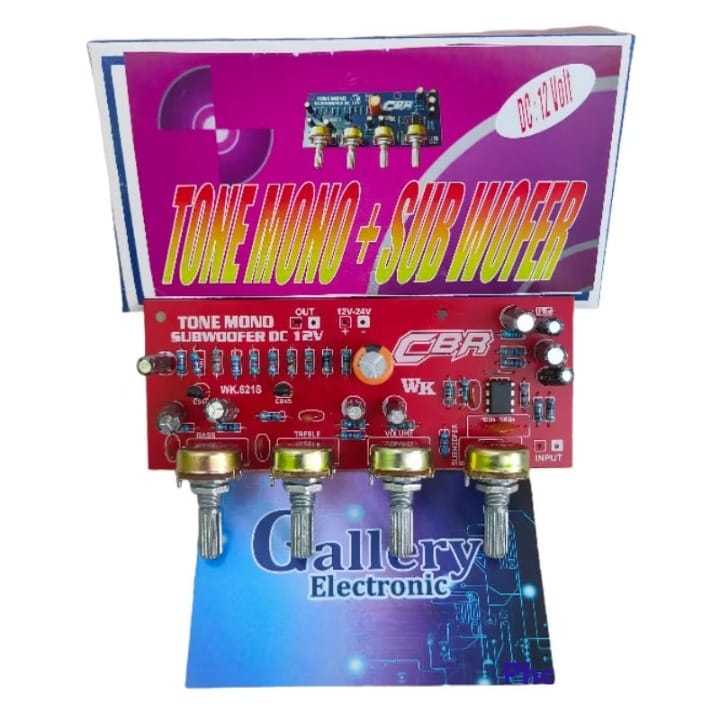 TC Tone Control Subwoofer Mono CBR Tegangan DC 12v