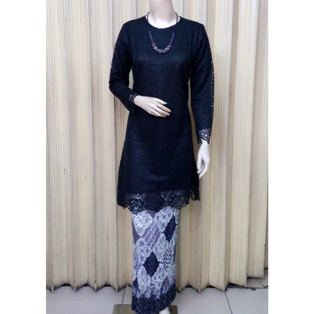 TUNIK BROKAT KONDANGAN MEWAH/SETELAN KEBAYA TUNIK BROKAT TILE/SETELAN TUNIK KEBAYA SET JUMBO