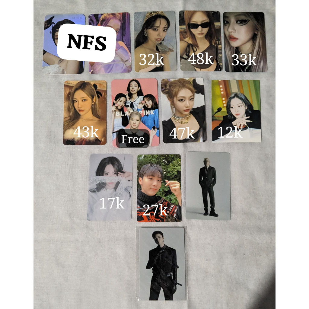 CLEARANCE SALE OFFICIAL PHOTOCARD AESPA NINGNING TABLOID SM PINK CHRISTMAS SAVAGE ALBUM GIRLS ITZY C