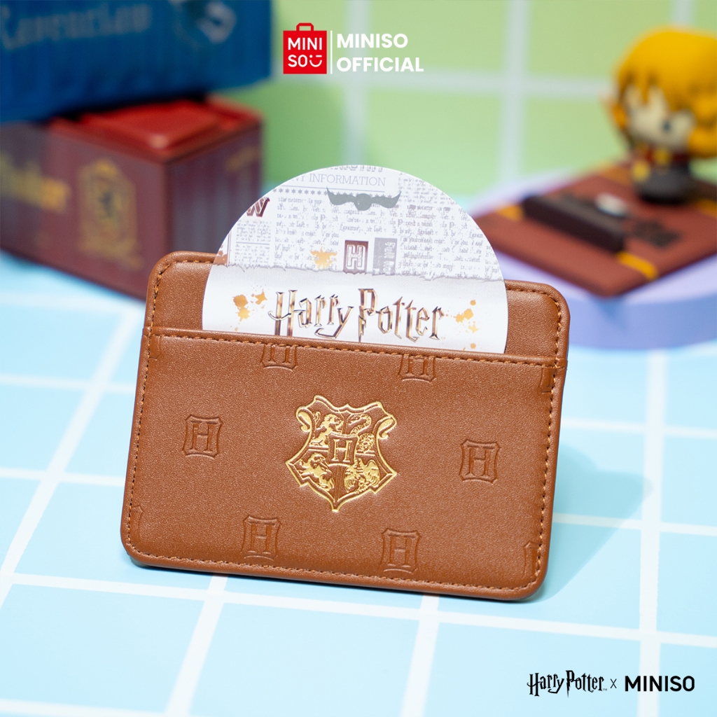 Miniso X Harry Potter Full Print Card Holder Dompet Kartu Hedwig Multifungsi
