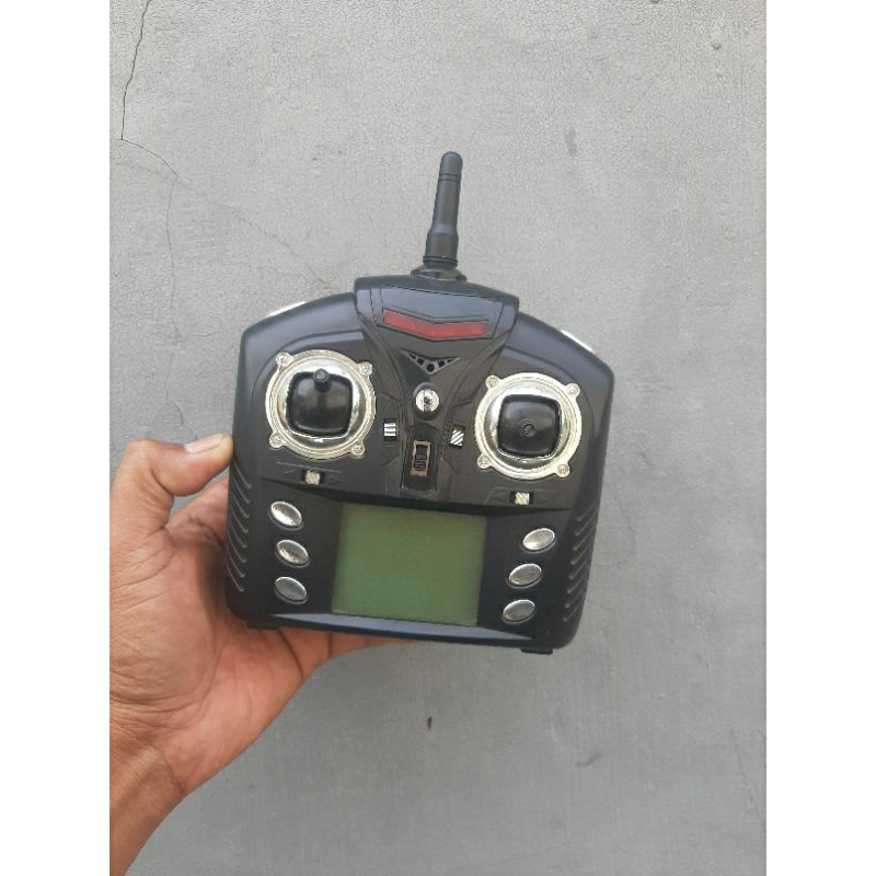 REMOT WL TOYS 2ND RC HELICOPTER DRONE MULUS 2ND NYALA TOMBOL FUNGSI TANPA RECEIVER BAHAN CUSTOM