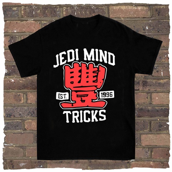 [READY STOCK LANGSUNG ORDER AJA] NEW JEDI MIND TRICKS Tshirt Unisex Bahan 100% Cotton Kombed 30s | S