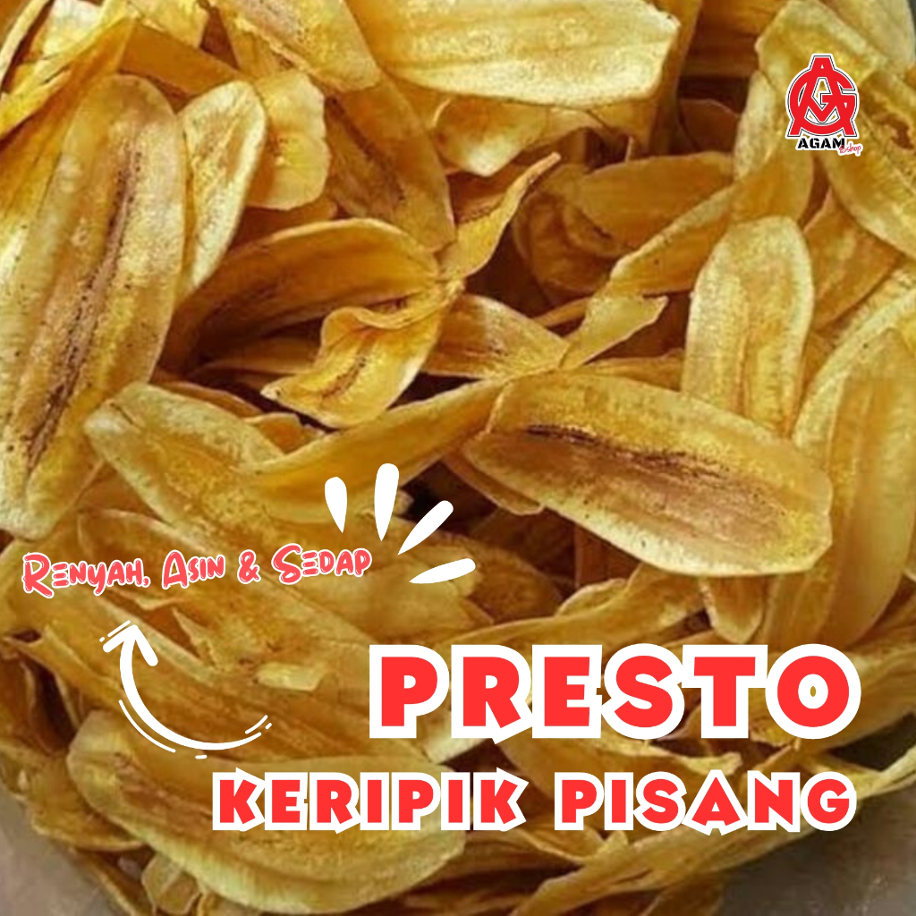 

PRESTO KERIPIK PISANG KEPOK [200 G] / OLEH-OLEH LAMPUNG / AGAM BSHOP