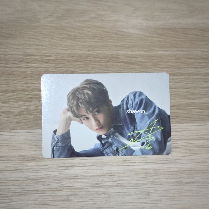 PHOTOCARD OFFICIAL MARK NATURE REPUBLIC COOL GUYS DENIM / PC NATREP MARK NCT 127