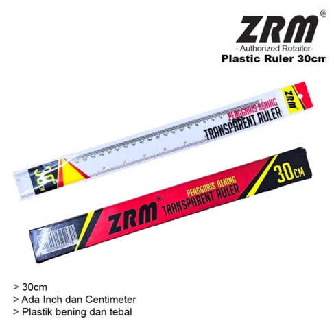 

ZRM - Penggaris Mika 30 cm