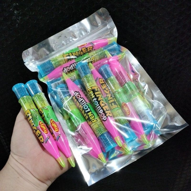 

PERMEN PEN FINGER harga 1 bungkus isi 10 pcs