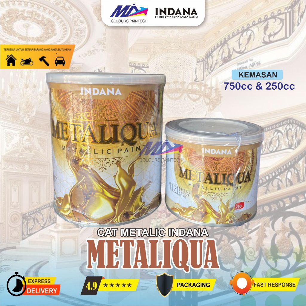 Cat Emas Cat Metaliq Cat Metaliqua 750cc campuran air