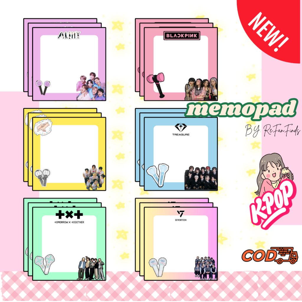 

MEMOPAD KPOP Edition - Super Hemat