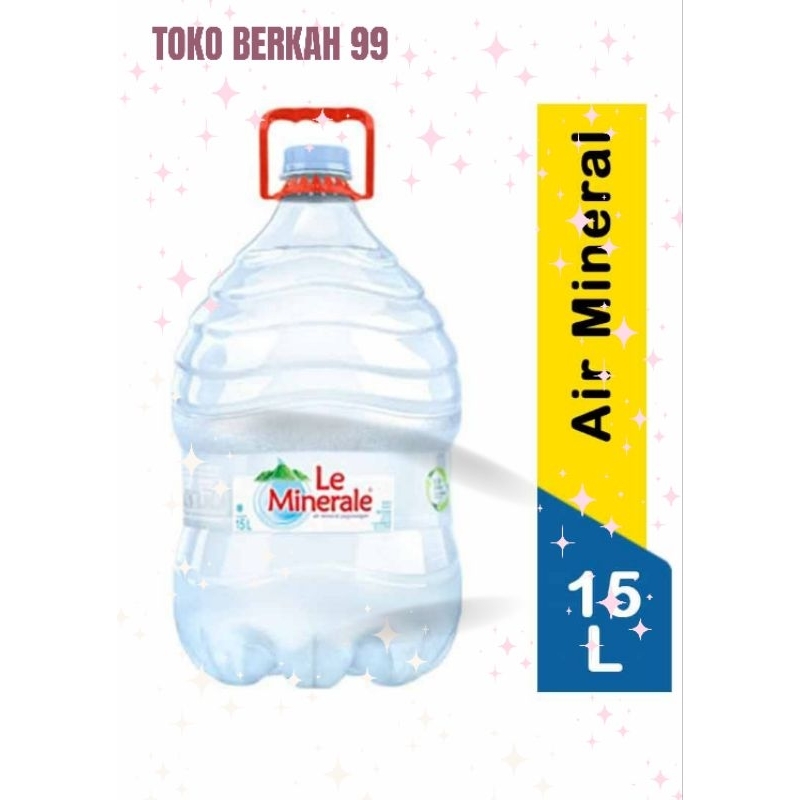 

Galon Le Mineral 15L (Only Instan)