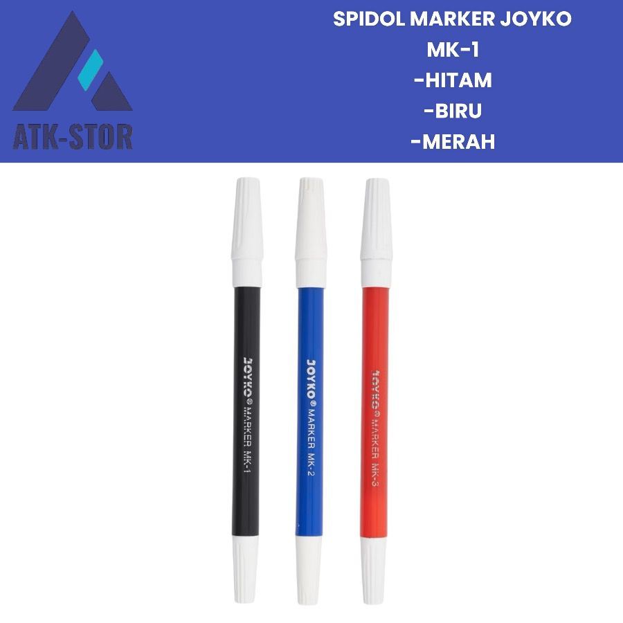 

1Pcs Spidol Marker Joyko Mk-1 Penanda Kecil Awet Murah