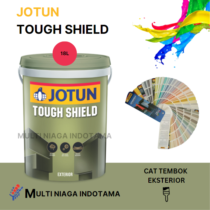 JOTUN TOUGH SHIELD  (18L) KHUSUS BRILLIANT WHITE / CAT TEMBOK EKSTERIOR