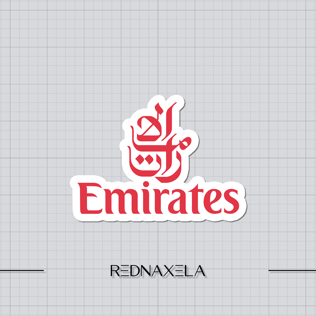 

Stiker Vinyl Emirates Airways Stiker Koper Outdoor Waterproof Sticker