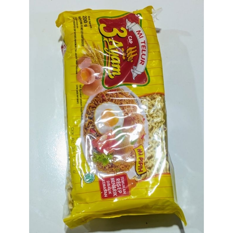 

MIE TELUR CAP 3 AYAM 200GRAM