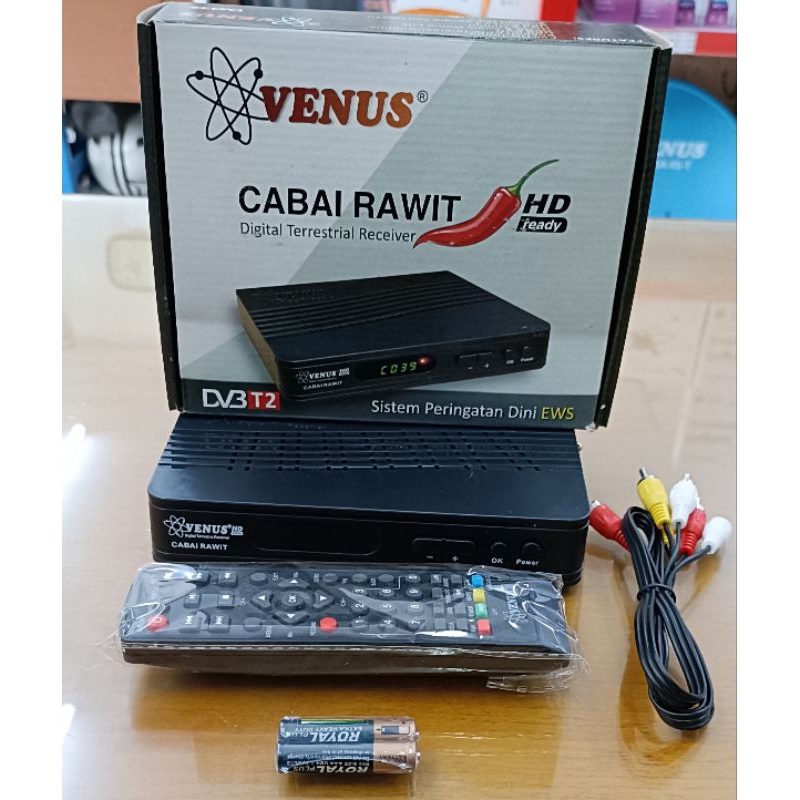set top box DVB T2, Venus cabai rawit