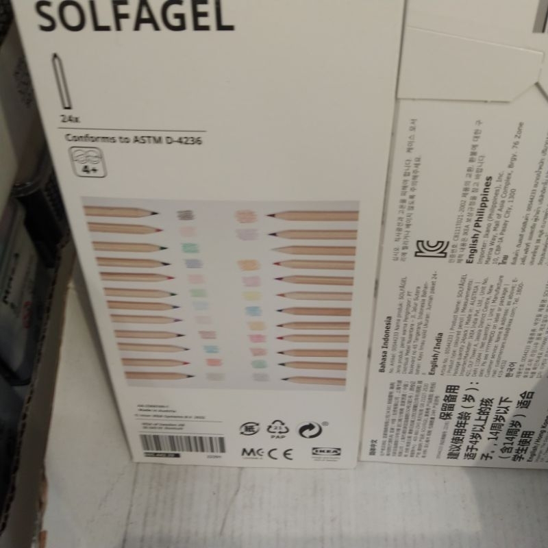 

SOLFAGEL pensil warna isi banyak 24pc colouring pencil