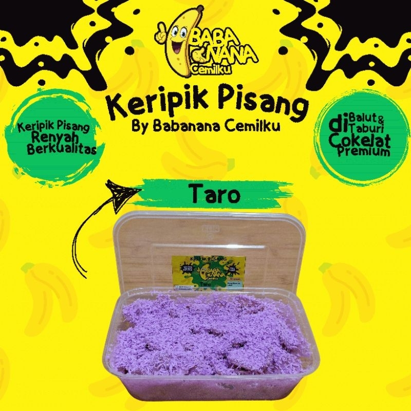

Keripik Pisang lumer Taro 250gr