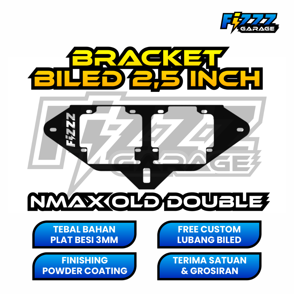 BRACKET BREKET LAMPU BILED CUSTOM NMAX OLD