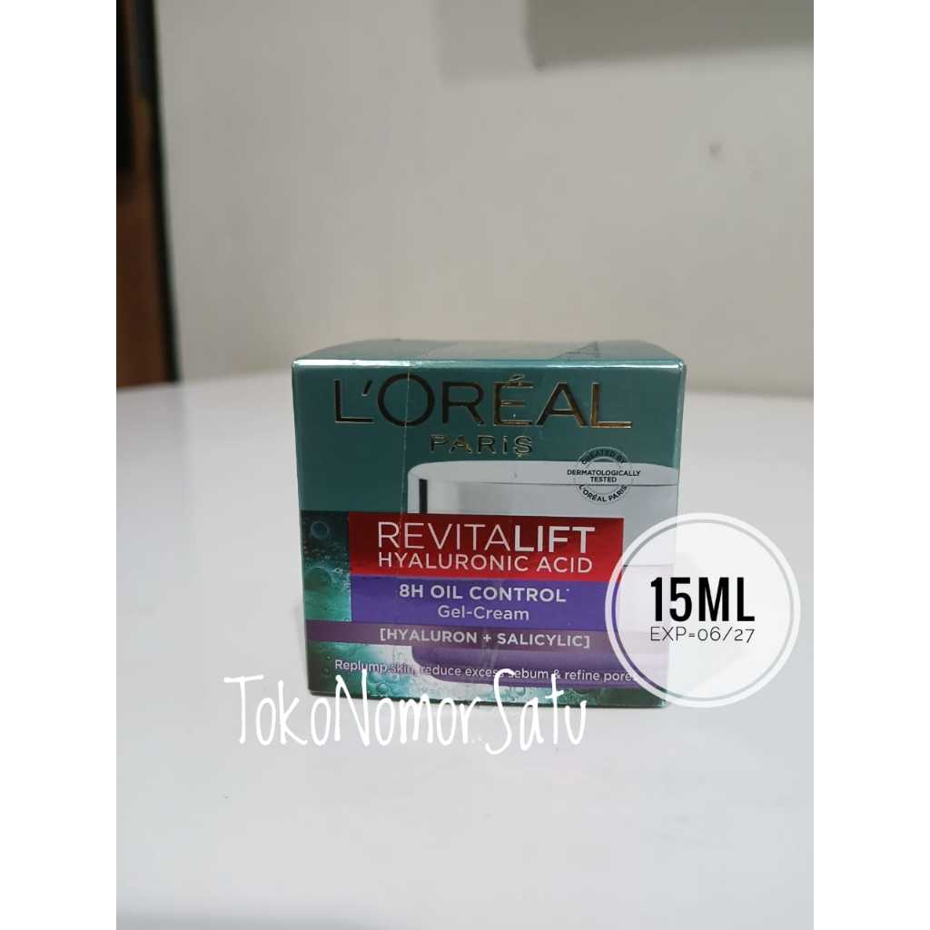 Loreal Revitalift Hyaluronic Acid 8H Oil Control Gel - Cream 15ml