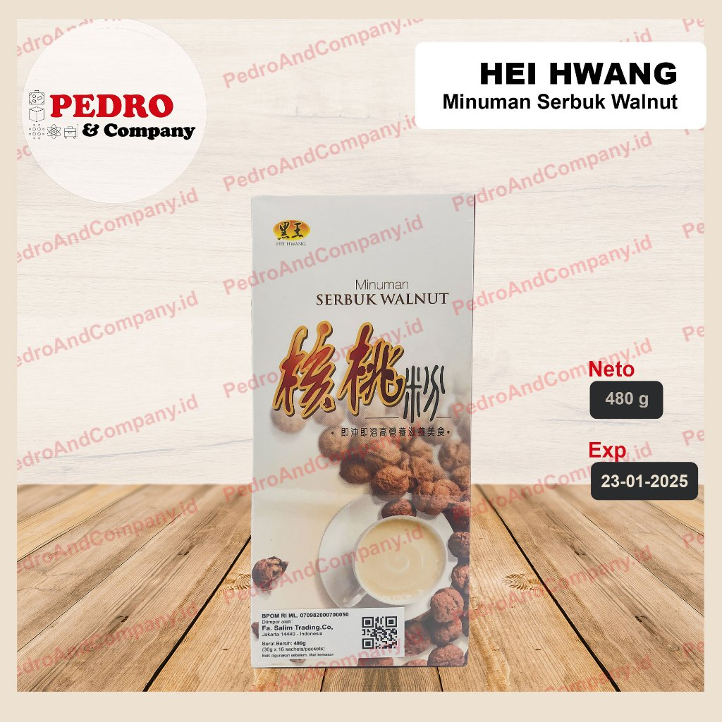 

Hei hwang walnut powder 480 gram - minuman walnut serbuk