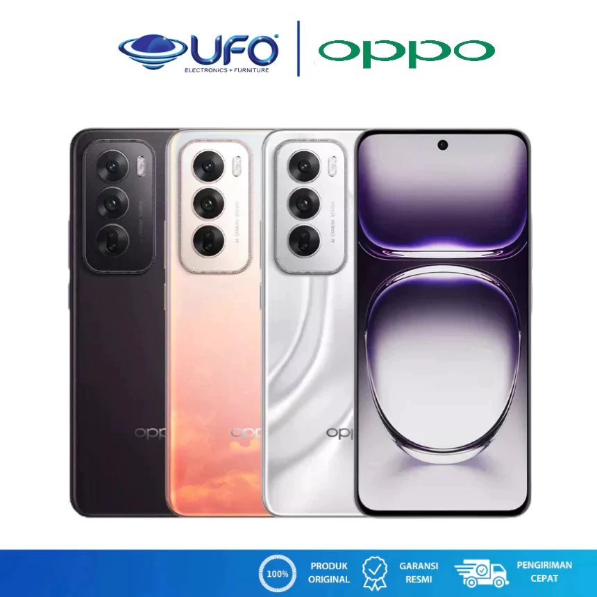 OPPO Reno 12 5G RAM 12/256 GB HP Smartphone Garansi Resmi