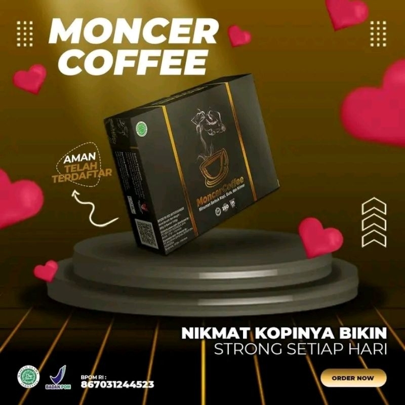 

moonceer coffee Original - kopi Ginseng gula aren kopi kuat tahan lama penambah stamina pria