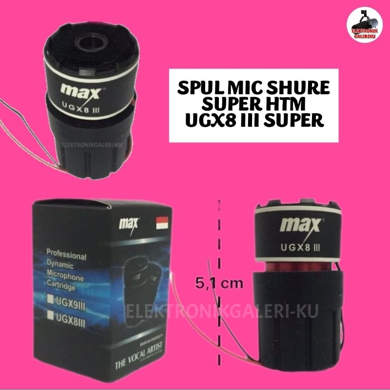 SPUL MIC SHURE SUPER HTM UGX8 III SUPER