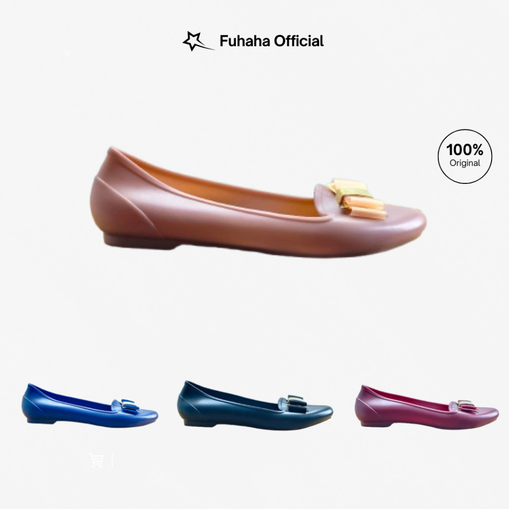 FUHAHA Sepatu Flatshoes Wanita Model Pita Original - Fuhaha