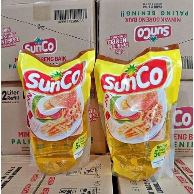 

1 DUS MINYAK GORENG SUNCO 2L ISI 6 PCS