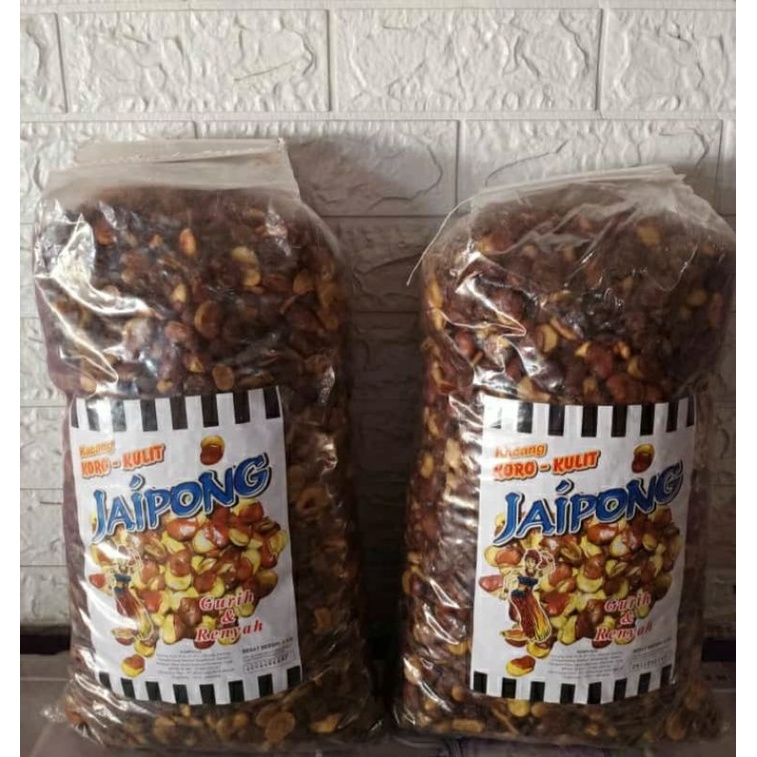 

KACANG KORO KULIT ASIN GURIH MERK JAIPONG 1KG MURAH