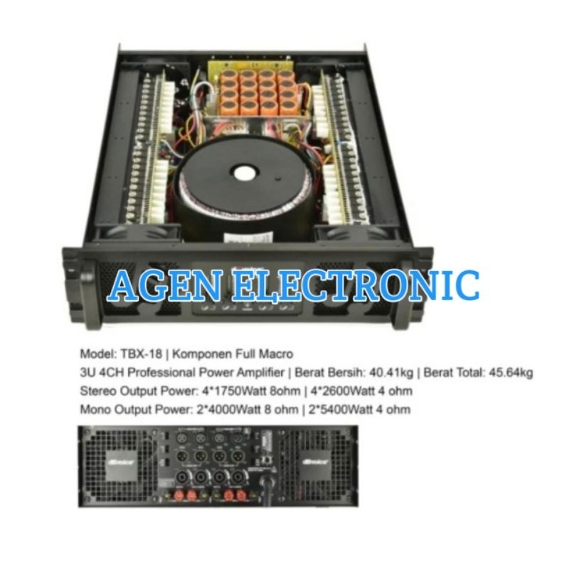 Power db Voice TBX 18 Original Amplifier dBVoice TBX18 Class H