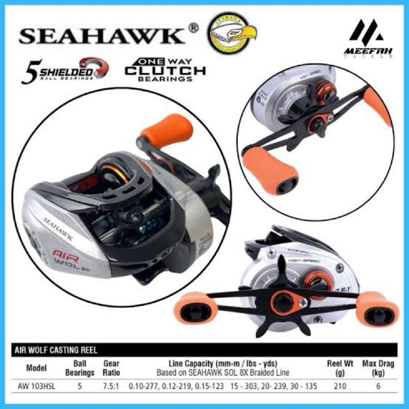 REEL BC HAMMERHEAD AIR WOLF