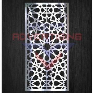 PAGAR PLAT STAINLESS / ORNAMEN STAINLESS TEBAL 1MM MOTIF 04