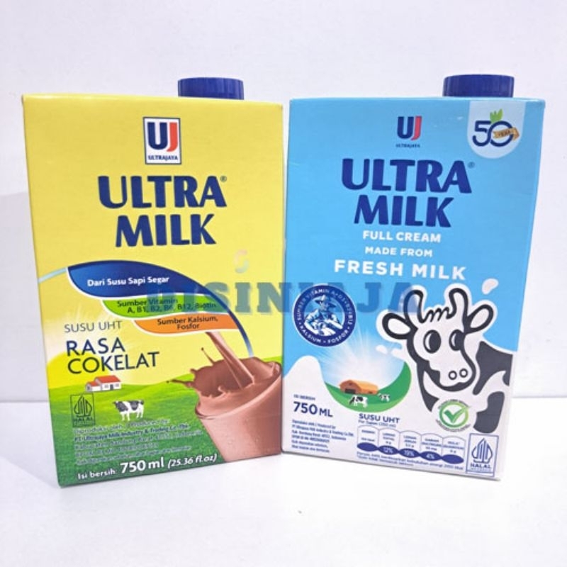 

Susu Cair UHT Ultramilk 750ml