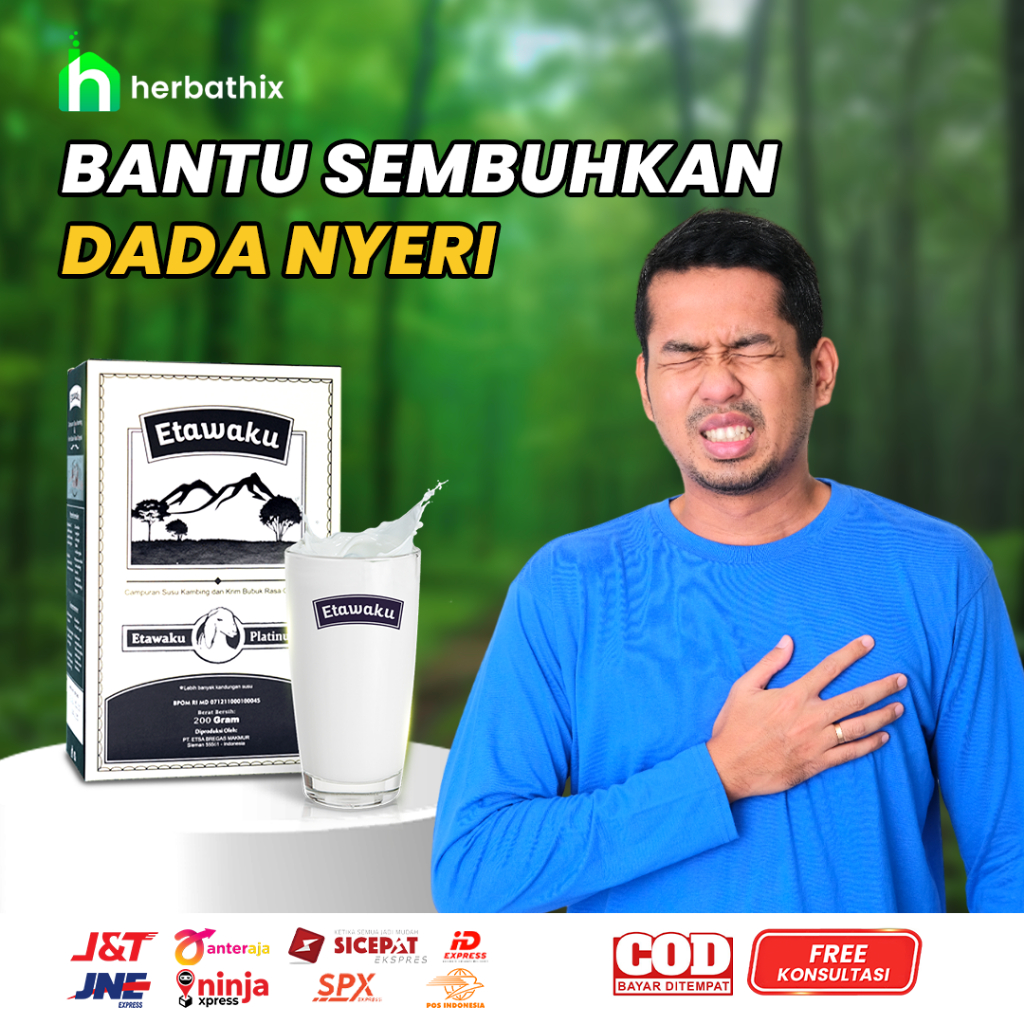 

Susu Kambing Etawa ETAWAKU Jamu Herbal Alami Natural Nyeri Dada HALAL