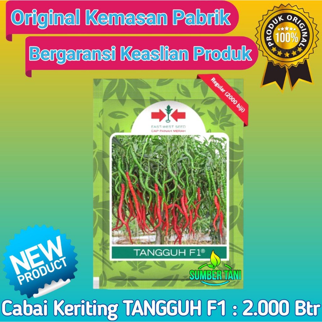 

Benih Cabai Keriting Tangguh F1 Isi 2000 Biji | CABAI MERAH KERITING DATARAN RENDAH TERBAIK