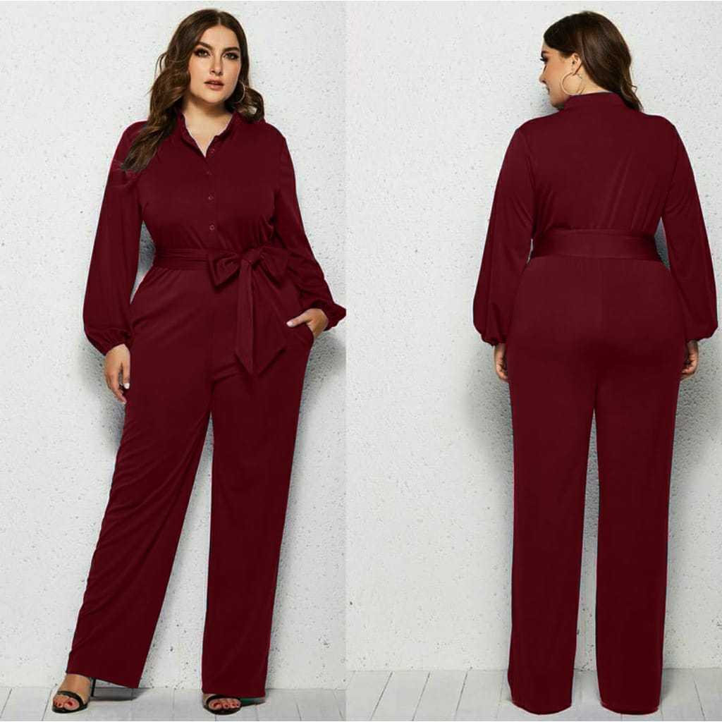 [ MOCIIESHOP ] 1333 jp jumbo basic / gl / jumpsuit jumbo / jumpsuit wanita / jamsuit wanita / jumsui