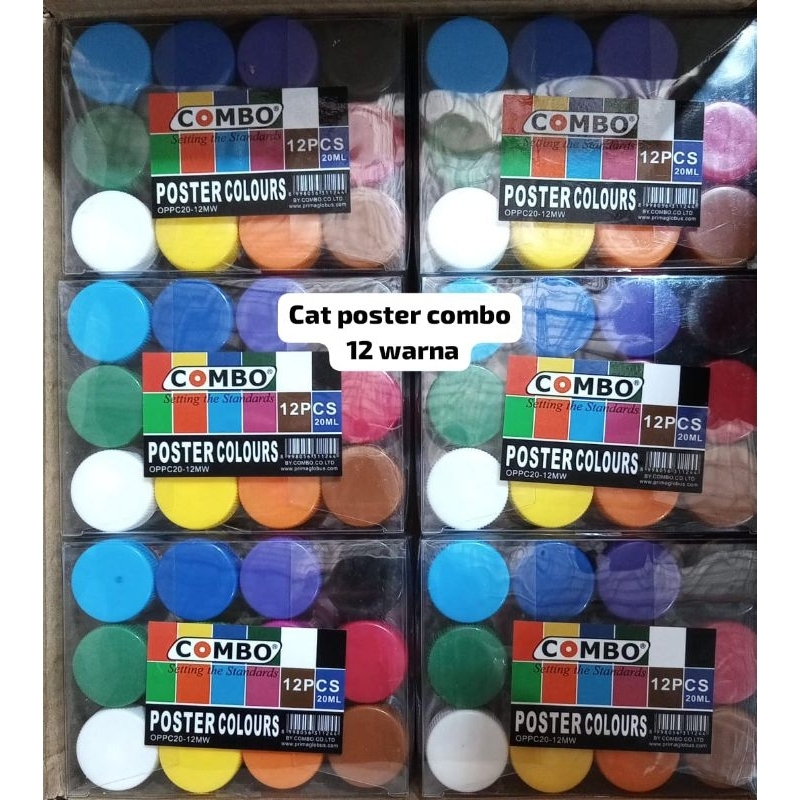 

cat poster/acrylic combo 12 warna ** BBK
