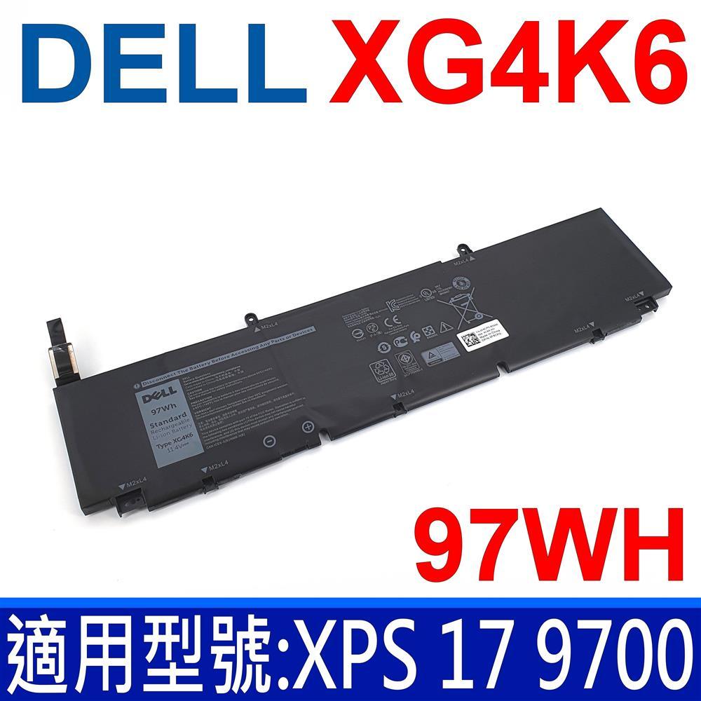 BATERAI laptop DELL PRESISI 5750 XPS 17 9700 9710 XG4K6