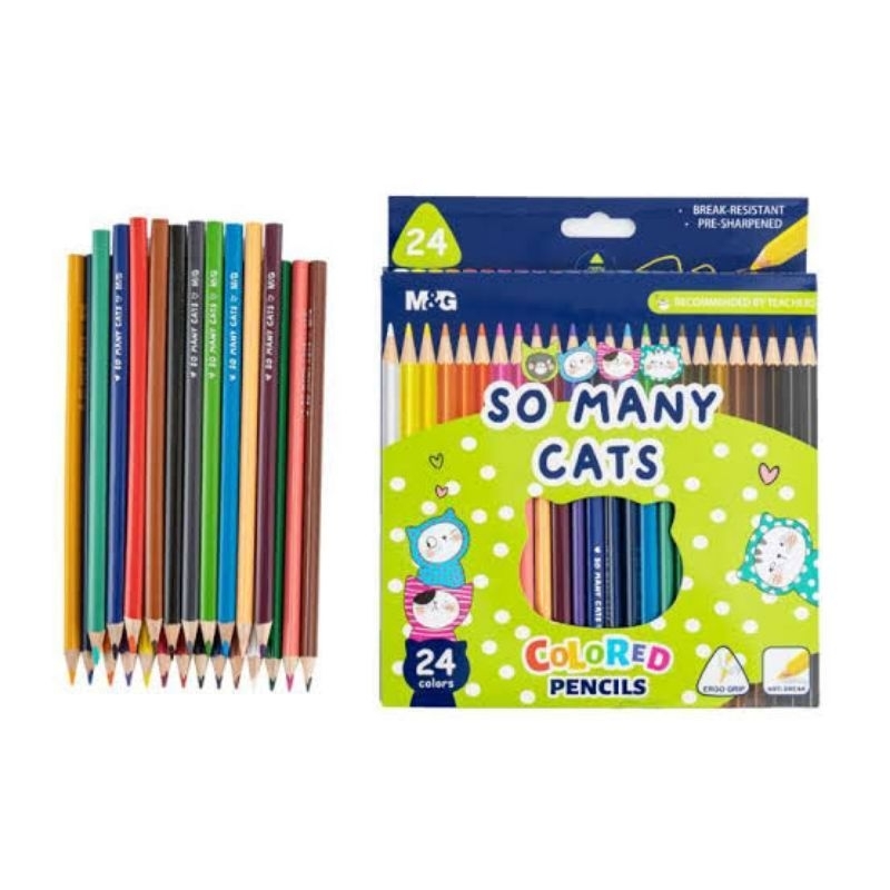 

PENSIL WARNA M&G 24 WARNA AWP343A2 / COLOR PENCIL 24 COLOR M&G