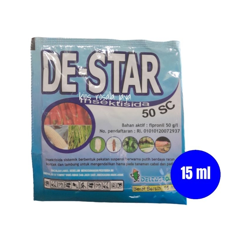 Insektisida De Star 50SC 15 ml  Bahan Aktif Fipronil