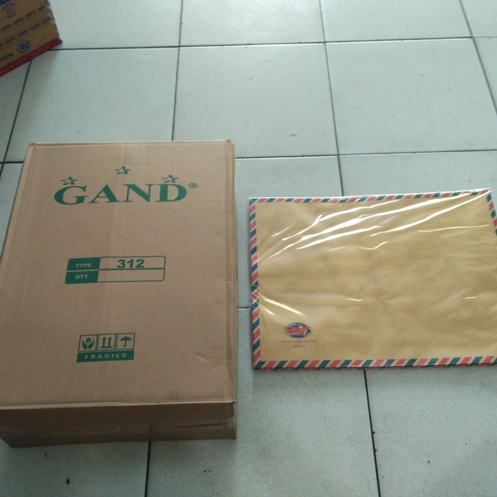 

Amplop Coklat GAND Tali 312 (A3) ( 1 Pak ) 100 Pcs